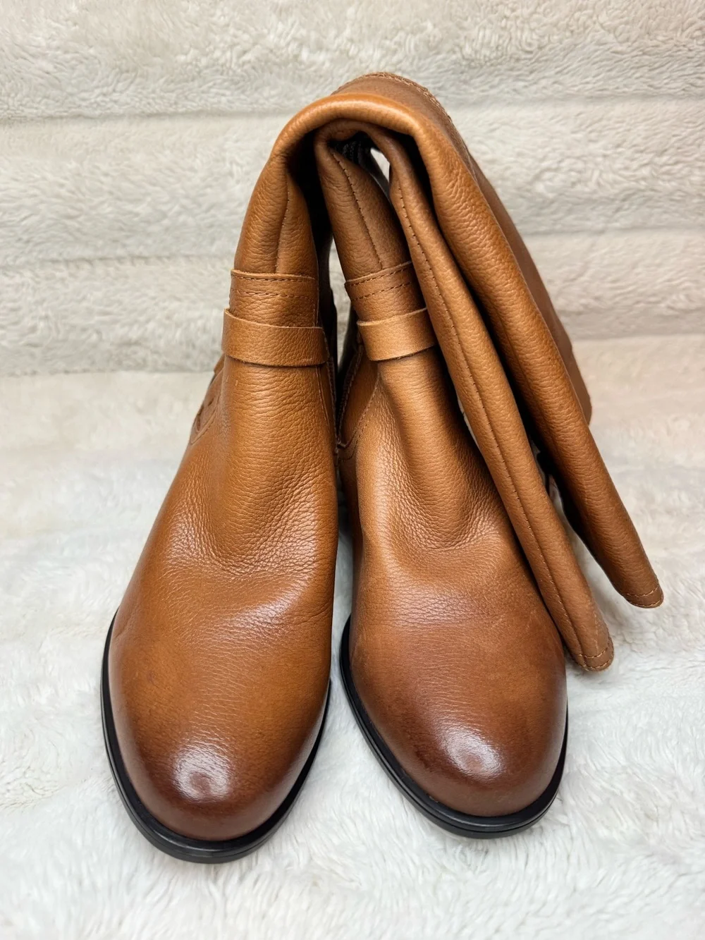 Naturalizer Dark Tan Leather Knee High Boots Women’s 7.5